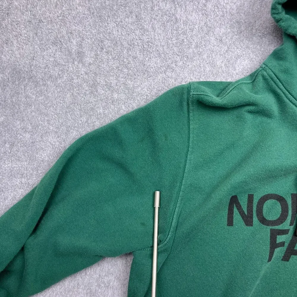 the‎ north face hoodie green drawstring sweatshirt large